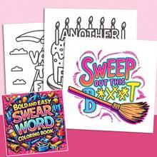 A Book Of Interesting Dirty Talk Design Suitable For Adults - With Bold And Easy-To-Read Pages, This Unique Creative Art Book Is Perfect For Stress Relief And Fun Relaxation. It Is Ideal For Giving As A Gift And For Boosting Daily Mood. It Is An Excellent Funny Gift For Relaxation And Emotional Release. - Multicolor - View 12