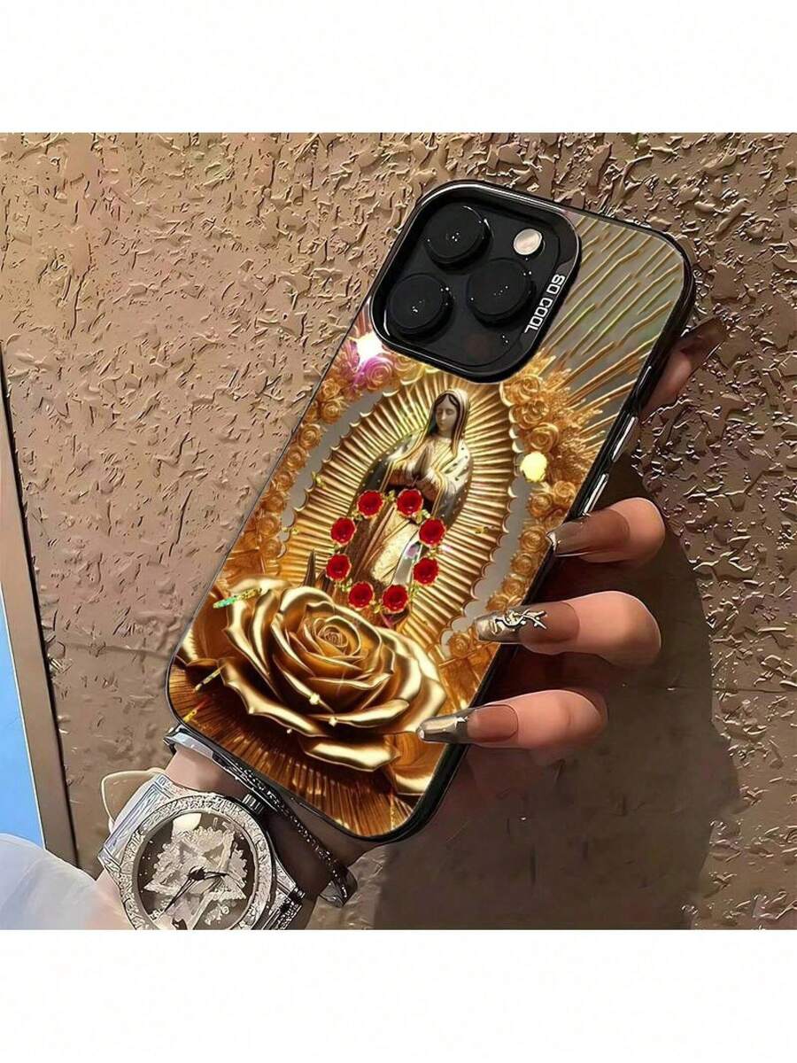 Funda Antigolpes Para Iphone Y Otros Purple Flowers Design Phone CaseFunda Antigolpes Para Iphone Y Otros Virgen Maria Dorada Rosas OroFunda Antigolpes Para Iphone Y Otros Calavera Rockera Reloj Surrealista - Multicolor - Ver 1