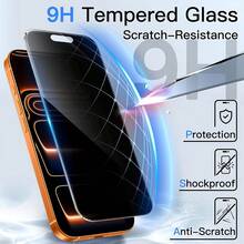 4pcs Privacy Anti-Peeping Screen Protector Anti-Scratch Tempered Glass Film Easy Installation Compatible With Iphone 18 Pro Max/18 Pro/18/17 Pro Max/17 Pro/17/16 Pro Max/16 Pro/16/15 Pro Max/15 Pro/15 Series Phone Screen Protector - Privacy Film*4 - View 8