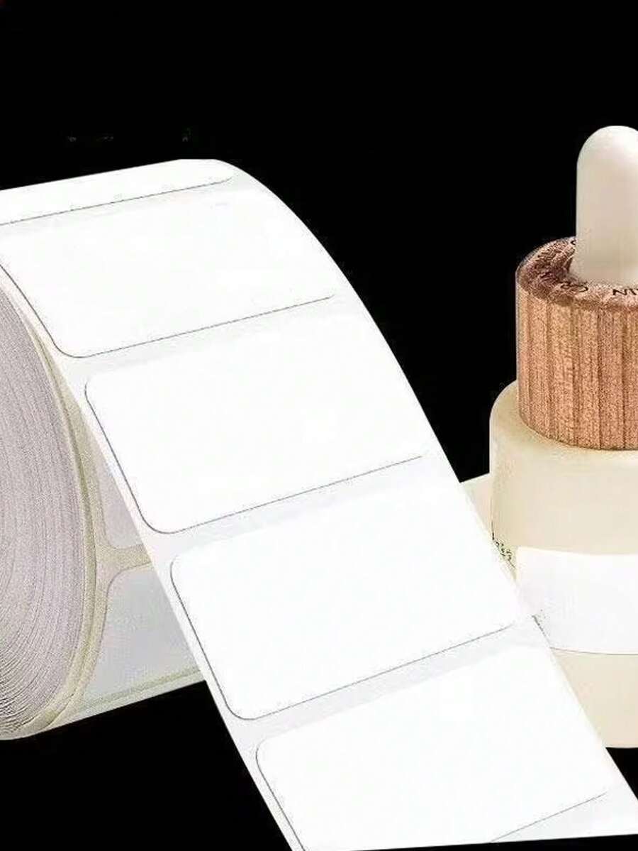 400 nhãn dán tự dính, nhãn dán gia dụng, nhãn dán có thể tháo rời, nhãn hình chữ nhật màu trắng, thích hợp để dán nhãn tại nhà, văn phòng và đồ dùng. - Nhiều màu - Xem 1