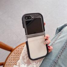 Compatible With Samsung Galaxy Z Flip 7 Phone Case, Minimalist Diamond-Shaped Transparent Phone Case, Phone Protection, Smooth Phone Case, High-Quality Material, Perfect Choice For Gifting Or Personal Use, Compatible With Samsung Galaxy Z Flip 6/Galaxy Z Flip 5/Galaxy Z Flip 4/3 - Multicolor - View 18