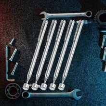 Bộ 3 dụng cụ gắp đồ từ tính dạng ống lồng, tay cầm tiện dụng, có thể kéo dài, không cần pin, thích hợp cho ô tô, xây dựng, nhà cửa, sửa chữa đường ống, điện và DIY, dụng cụ đa năng bền bỉ, có thể gắp đồ ở những khu vực khó tiếp cận, công trình xây dựng, sửa chữa ô tô, thiết kế nhỏ gọn, cấu trúc chắc chắn, cần thiết cho thợ thủ công. - 3 CÁI - Xem 7