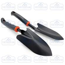 2pcs/Set Wide Shovel + Narrow Shovel, Household Gardening Accessories Hand Tools, Spade Garden Trowel, Small Hand Shovel, Tree Planting Tools, Garden Tools - Wide Shovel + Narrow Shovel (two-piece Set) - View 4