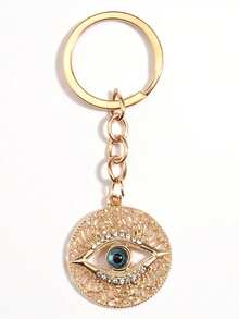 1pc Gothic & Alternative Style Unique Eyeball Keychain - Creepy Halloween Gift, Suitable As Gift For Car, Teacher, Friends, Sisters - Multicolor - View 4