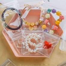 PVC Transparent Jewelry Storage Bag, High-Quality Thickened Self-Sealing Bag Suitable For Jewelry And Earrings, Anti-Oxidation - Multicolor - View 3