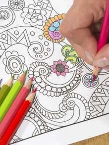 Erasable Colors, 24 Pieces, Intense Pastel Colors, School And Office - SILVER - View 7