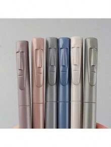 1pc Retro Sculpture Shaped Creative Ballpoint Pen, Suitable For Students, Journaling And Office Use - Multicolor Random - View 4