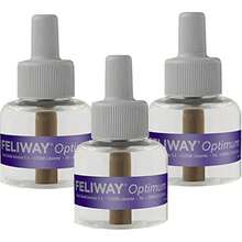 New Cat Calming Refill Pack Of 3 Bottles, 90-Day Long-Lasting Protection, Compatible With Pheromone Dfusers, 48ml - Perfect For Relieving Cat Anxiety Due To  Changes, Travel, And Stress, Easy-To-Use Product - 查看 2