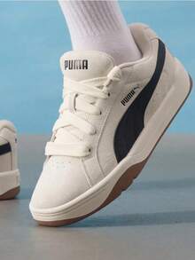 Giày thể thao cổ thấp PUMA Park Lifestyle, unisex, màu be - trắng đục - Xem 1