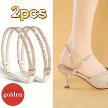 2 Stück elastische rutschfeste Schnürsenkel, modische Kristall-Dekorations-Schnürsenkel für High Heels - Mehrere Farben erhältlich, Schuhablage, Aufbewahrungssparer, Outdoor, Garten, Reiseessentiell, tragbar, Strandessentiell, Abschlusszeit, Abschlussfeier, Abschlussgeschenk, Abschlusspräsent, Glückwunsch Absolvent, Glückwunsch Absolvent, Jahrgangsbester, Schule beendet, Abschlussfeier - Übersicht 5