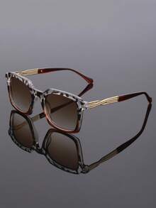 新款经典简约百搭优雅小方框时尚眼镜，男女皆宜，适合朋克、派对、情侣、休闲场合佩戴 - 彩色 - 查看 9