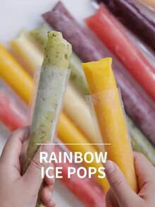 Kantong Es Lolipop yang Dapat Digunakan Kembali, Terbuat dari Bahan PET, Cocok untuk Menyimpan Yogurt, Buah, dll., Sangat Cocok untuk Perjalanan dan Penggunaan di Luar Ruangan - MultiWarna - View 3