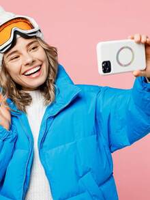 2个MagSafe无线充电磁环，粘性磁性手机支架配件，超薄贴合，无痕无损 - 亮色 - 查看 5