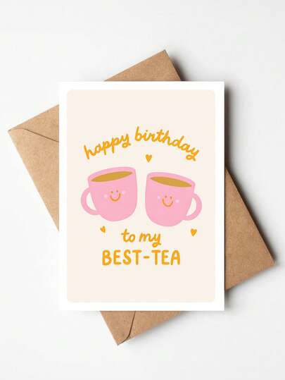 1 tấm thiệp sinh nhật hài hước dành cho bạn thân – Chúc mừng sinh nhật người bạn thân nhất của tôi, Thiệp sinh nhật bạn thân, Thiệp tình bạn dễ thương dành cho những người bạn thân.