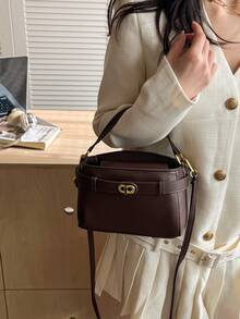 2026 New Style Fashion-Intimate Retro Style Multi-Purpose Elegant Ladies' Daily Commuting Crossbody Bag - Coffee - View 4