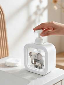 Creative Manual Soap Dispenser For Bathroom, Kitchen And Sink. Suitable For Liquid Soap, Hand Wash, Shower Gel, Etc. Also A Creative Liquid Soap Bottle And Dispenser, This Plastic Liquid Soap Dispenser Is Both Home Decor And Easy To Clean. Refillable. - A - View 4