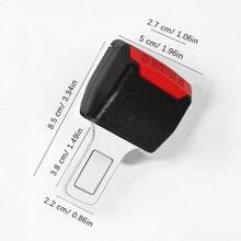 1/2pcs Car Seat Belt Extender, Extension Buckle Clip, Seat Belt Lengthening Connector - Short Seat Belt Extender - View 4