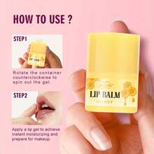 20克蜂蜜滋养唇部凝胶 - 保湿润唇膏，软化并丰盈双唇，持久滋养干燥双唇 - 蜂蜜口味扭轉唇膏 - 查看 4