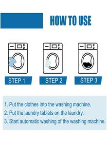 JUE FISH 洗衣泡腾纸，浓缩洗衣片/洗衣块，快速溶于水，强力去污，温和不伤衣物，不变形不褪色 - 粉狀 - 查看 7