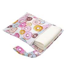 Diaper Wet/Dry Bag, Single Zipper Pocket Set, Waterproof, Washable, Reusable, Ideal For Travel, Beach, Pool, Gym, Swimwear Or Wet Clothing - 3 Pieces Set - Multicolor - View 9