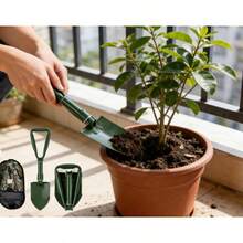 1 Pala plegable y portátil, resistente y duradera, con un mango plegable que ahorra espacio. Ideal para cavar, limpiar y situaciones de supervivencia, perfecto para entusiastas del aire libre y preparación para emergencias. - Pala de jardinería, pala para aflojar la tierra. - Plegable - Ver 4