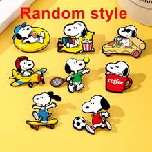 SNOOPY 2026年最流行的徽章即将登场！精致可爱的纹理，清晰的图案，超高的审美价值，别在背包、衣服、帆布包上都不会显得突兀。小巧百搭，不挑剔，随机款式充满惊喜。 - 彩色 - 查看 6