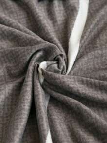 1件装弹性沙发套，全包式涤纶沙发套，针织牛奶丝四季通用沙发套 - 深灰色 - 查看 10