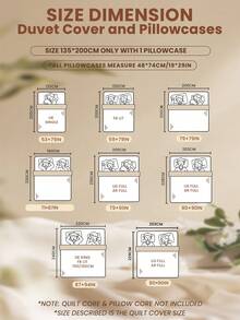 Bluey 2/3件套卡通被套套装，儿童床上用品系列，舒适透气被套，防起球柔软面料，可爱卡通风格床上用品，适合所有床尺寸，四季皆宜，易于清洗，卧室和宿舍装饰，时尚家纺 - 彩色 - 查看 3