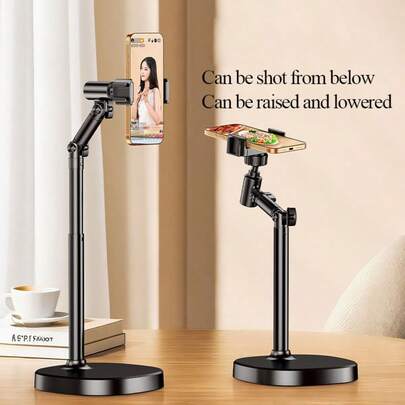 Giá đỡ điện thoại có thể điều chỉnh độ cao, chân đế chắc chắn, phù hợp cho phát trực tiếp, quay video và chụp ảnh. Đế vững chắc, rảnh tay khi học tập, phát sóng trực tiếp và chụp ảnh. Quà tặng mùa xuân