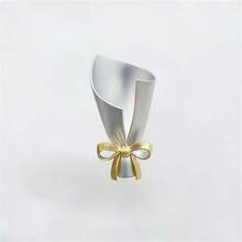 1pc Versatile DIY Flower Vase Brooch, Artistic Fresh Bowknot Lapel Pin Accessory - Multicolor - View 9