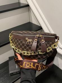 Bolso de pecho, bolso de cintura, bolso cruzado con correa de hombro única y de alta calidad, moda 2026 para mujeres - Multicolor - Ver 15