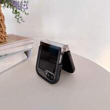 Compatible With Samsung Galaxy Z Flip 7 Phone Case, Minimalist Diamond-Shaped Transparent Phone Case, Phone Protection, Smooth Phone Case, High-Quality Material, Perfect Choice For Gifting Or Personal Use, Compatible With Samsung Galaxy Z Flip 6/Galaxy Z Flip 5/Galaxy Z Flip 4/3 - Multicolor - View 8