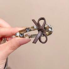 1个可爱蝴蝶结PU皮革发夹，百搭日常佩戴发夹 - 彩色 - 查看 14