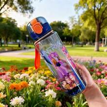 Hasbro Cốc uống nước in hình hoạt hình nhóm nhạc nữ K-POP săn phù thủy, dung tích lớn, dễ thương, tiện dụng khi đi du lịch, quà tặng mùa tựu trường. - Nhiều màu - Xem 4