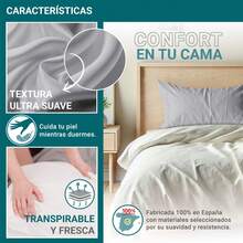 Ecommerc3 Pillowcase Pack Of 2, Cotton, 45x100 Cm, Flap Closure, Wide Variety Of Colors - 銀灰 - 查看 5