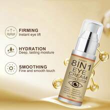 Xioimy 8合1眼霜50克，高效保湿，提亮肤色，为眼周肌肤注入水分和活力，适合所有肤质。 - 白色 - 查看 5