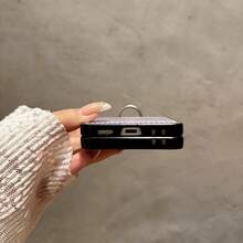 1个商务凯夫拉纹理指环支架，适用于三星Galaxy Z Flip 7、Z Flip 7FE、Z Flip 6、Z Flip 5折叠手机壳 - 彩色 - 查看 10