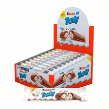 Kinder Tronky - Caja de 48 Chocolatinas de Barquillo y Cacao (18g/ud) - Formato Ahorro Pack Familiar - chocolate - Ver 1