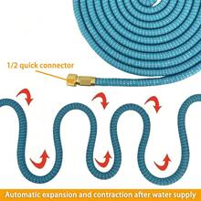 25FT-150FT Expandable Garden Watering Hose High Pressure Car Wash Magic Flexible Water Hose Irrigation Cleaning Tools - A - View 7