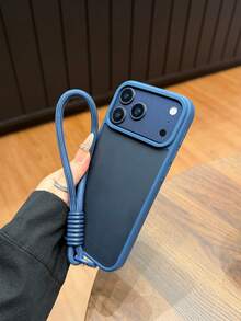 钥匙扣/挂绳 1 件装 蓝色软挂绳 哑光透明手机壳 兼容 17、17 Pro、17 Air、17 Pro Max、11、11 Pro、11 Pro Max、12、12 Pro、12 Pro Max、13、13 Pro、13 Pro Max、14、14 Pro、14 Plus、14 Pro Max、15、15 Pro、15 Plus、16、16 Pro、16 Pro Max、16 Plus - 藍色 - 查看 4