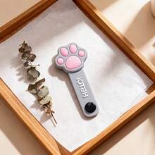 2pcs Cartoon Cat Paw Pattern Cable Organizer | Silicone, Portable And Practical Earphone And Charging Cable, Spiral Design, Desktop Accessory - Multicolor - View 7