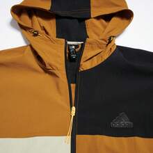 Adidas Men's Lightweight Comfortable Casual Hooded Jacket, Spring/Autumn JI9816 - Rock Formation Bronze - View 3