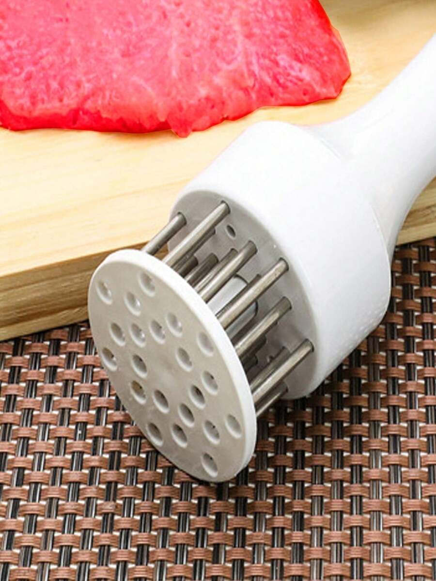 Stainless Steel Meat Tenderizer, Meat Mallet, Meat Pounder, Meat Tenderizing Tool For Home Use - White - View 1
