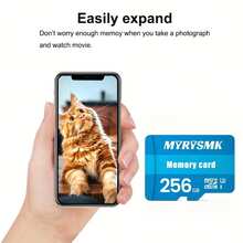 1pc High-Speed Storage Card - Compatible With Smartphones, Tablets, Cameras, Speakers And Other Devices. SD TF Card, U3 Speed/Data Transfer/Widely Applicable. Storage Capacity: 32GB/64GB/128GB/256GB - Multicolor - View 4