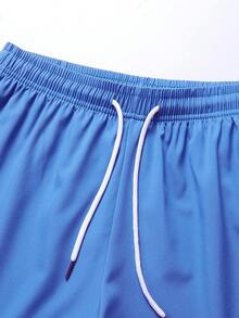 4件套女士跑步运动短裤，羽毛球、夏季新款网球二合一健身瑜伽骑行短裤 - 彩色 - 查看 9