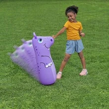 Costal De Box Inflable Punching Bag Infantil - Morado Violeta - Ver 5