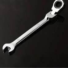 Flexible Head Ratchet Wrench Set, Metric, Chrome Vanadium Steel Material Tool Kit - Random - View 6