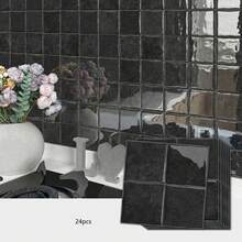 1/24pcs Splash Guard Peel And Stick Subway Tile, 3D Self-Adhesive Wall Tile, Kitchen And Bathroom Backsplash, Waterproof Bathroom Kitchen Sticker, Home Decor - Ideal For DIY Kitchen, Bathroom, Laundry Room, RV And Fireplace - D-pBS-005 - View 12