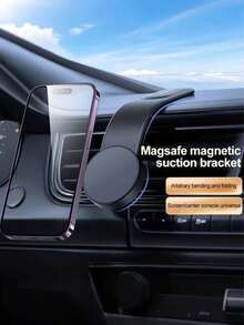 Giá đỡ điện thoại trên ô tô bằng hợp kim nhôm cao cấp có nam châm - Tay đỡ điều chỉnh được Fleximounts với miếng đệm silicon chống trượt - Nam châm mạnh mẽ chịu lực cao, giữ chắc chắn thiết bị định vị GPS và chức năng gọi điện rảnh tay. - A - Xem 4
