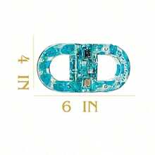 1PC Strong Hold Magnetic Hair Clips, No Crease Seamless Design Hair Accessories, Minimalist Solid Color Barrettes For Thick Thin Hair, Styling Tool For Women - Màu xanh lam - Xem 5